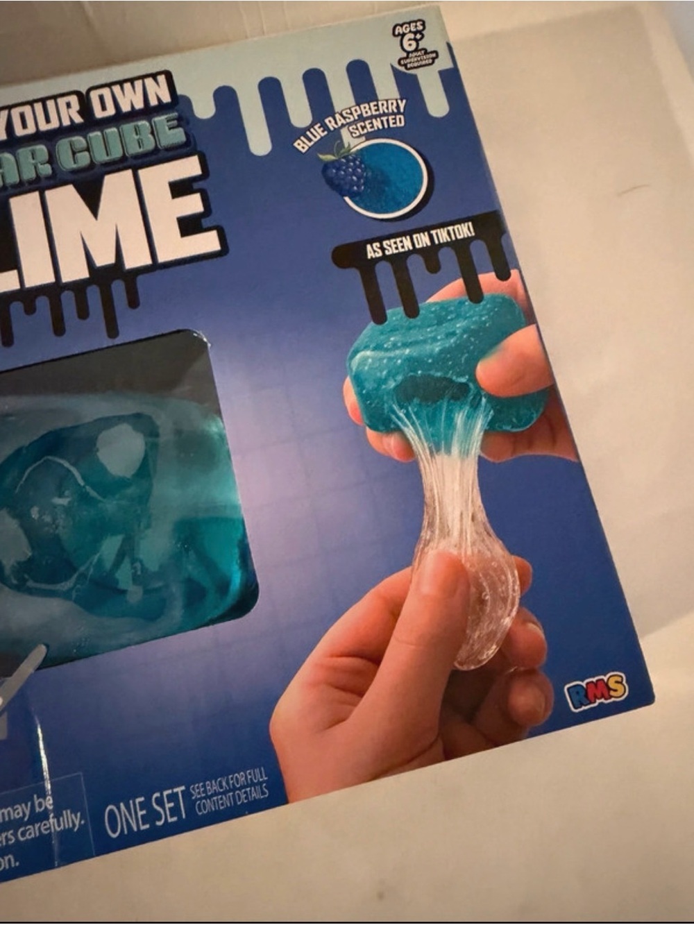 Sugar Cube Slime Kit - Blue Raspberry - Picture 4 of 4